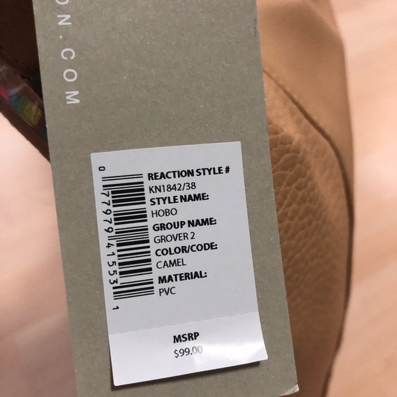 BNWT Kenneth Cole Reaction Hobo Bag - Picture 7 of 7